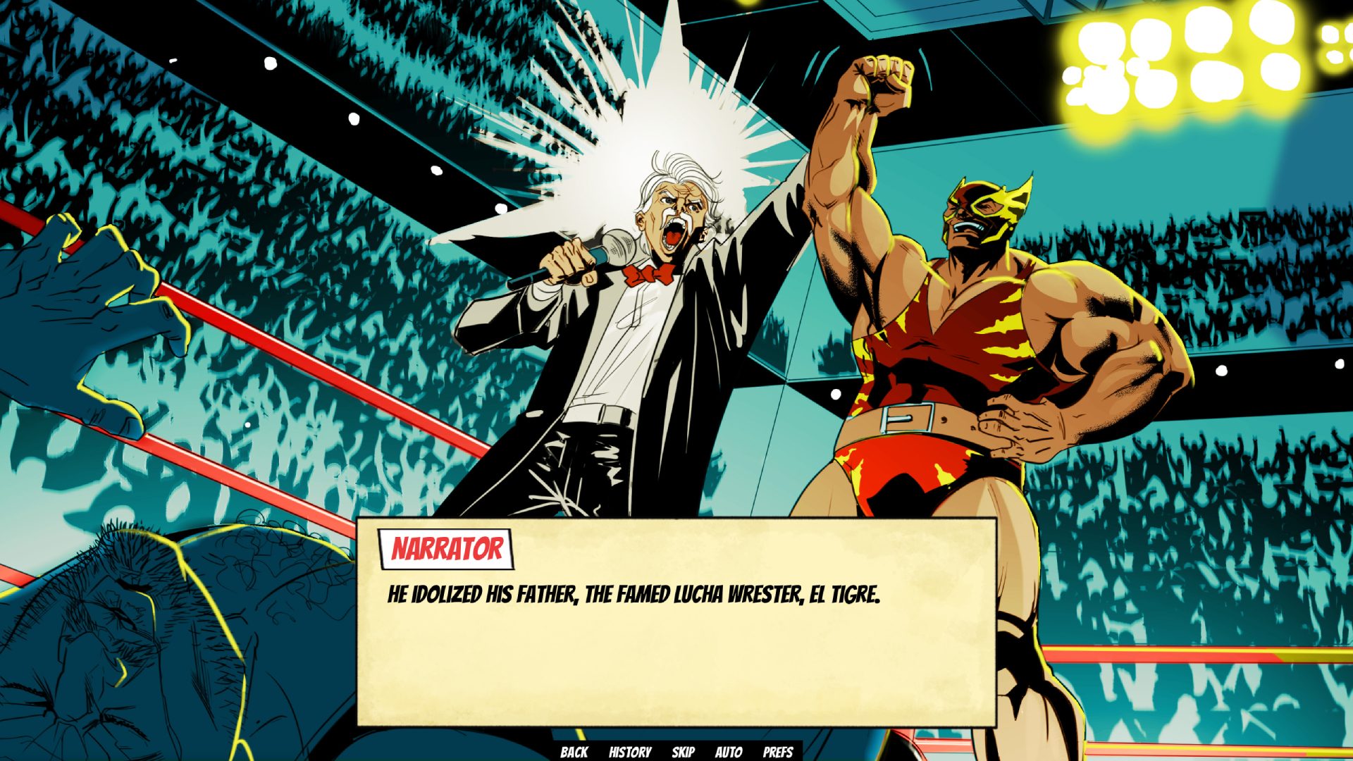 Key art: a comic panel from Dropkick Rick.